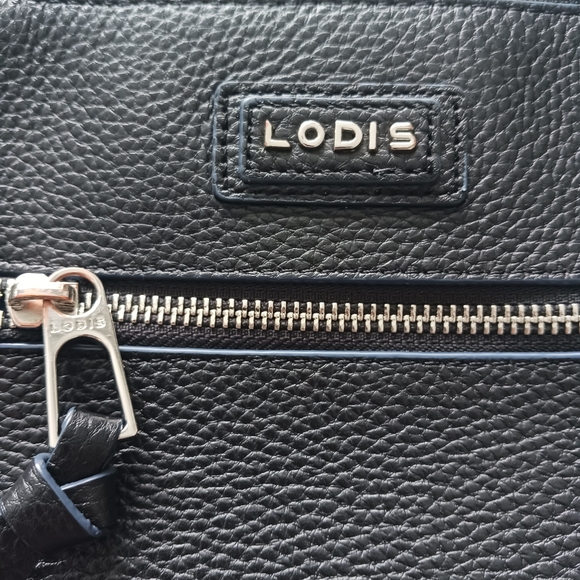 Lodis black leather crossbody bag - Picture 4 of 9